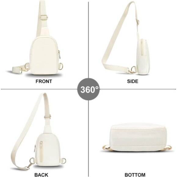 Sling Crossbody Unisex Trendy Chest Bag Adjustable shoulder Strap Women, Men - Picture 3 of 7